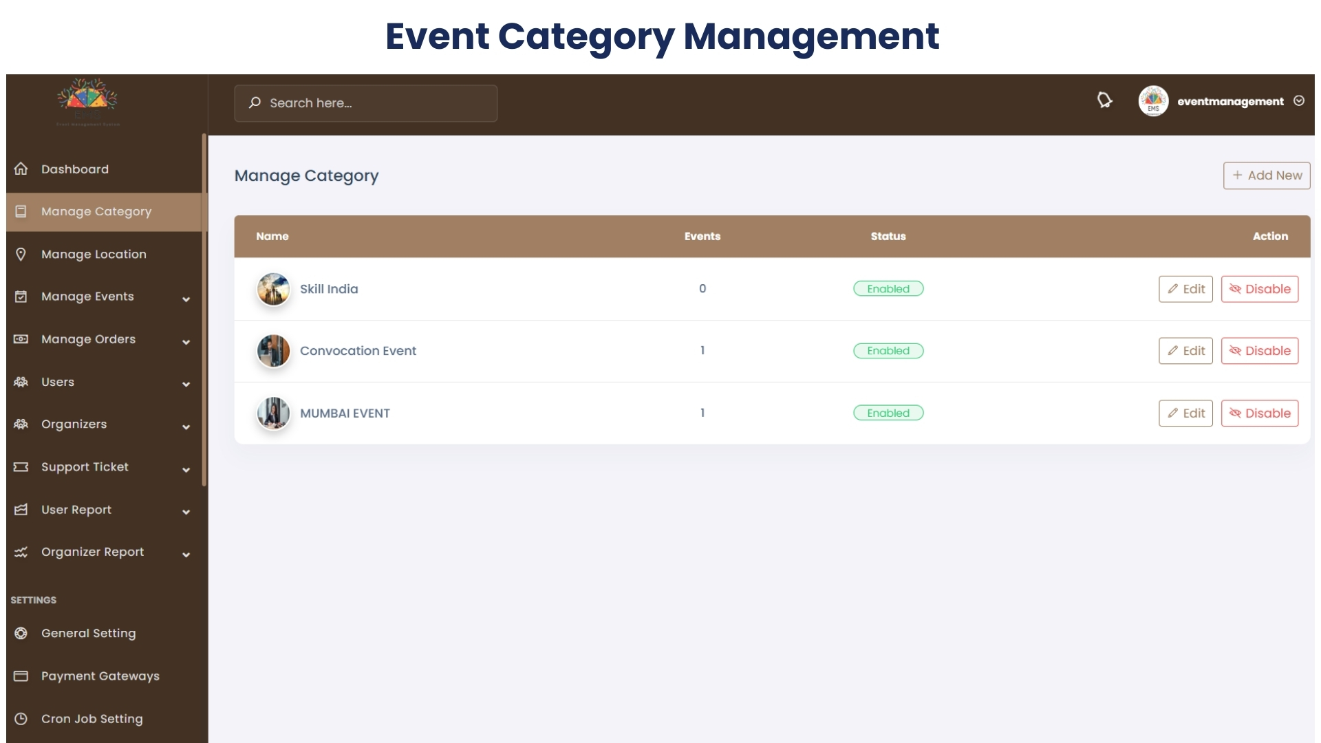 Event management software for enterprises and organizers
